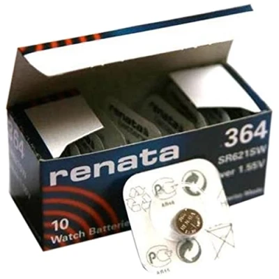 Abbildung von 1 x Renata 364 Swiss Made Lithium Knopfzelle SR621SW