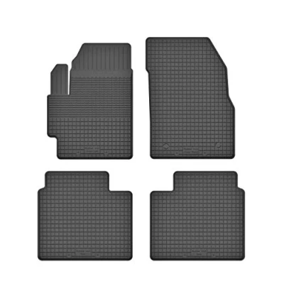 Abbildung von Gummimatten Fußmatten 1.5 cm Rand kompatibel mit Suzuki BALENO ab 2016 ideal angepasst 4 Teile EIN Set