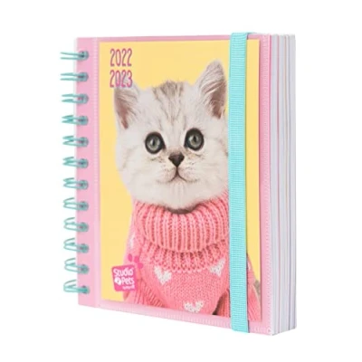 Abbildung von Grupo Erik Schulplaner 2022 2023, Studio Pets Cats Schulkalender Terminkalender 14x16 cm, ein Tagesplaner für erfolgreiches Schuljahr, AEEDPM2211