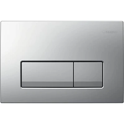 Abbildung von Geberit Abdeckplatte Delta50 246x164x26mm Druckknopf chrom