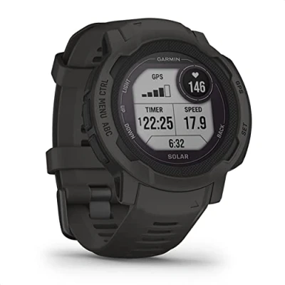 Abbildung von Garmin [renewed] Instinct 2 Solar GPS Smartwatch mit unendlicher Akkulaufzeit im Modus, über 40 Sport Apps, GarminPay, Trainingszustand, Fitnessalter, Schlafanalyse uvm [Generalüberholt]