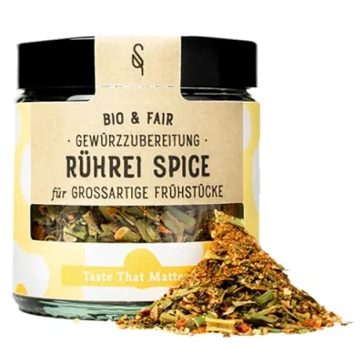 Abbildung von SoulSpice Bio Rührei Spice 45g Gewürz für Rührei, Spiegelei oder Omelette Gewürzmischung 100% und Fairtrade den perfekten Start in Tag