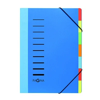 Abbildung von Pagna Ordnungsmappe A4 7 Fächer blau