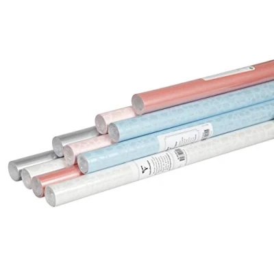 Abbildung von Clairefontaine 211422AMZC Packung mit 10 Rollen Geschenkpapier Kraft Perlmutt, 2 m x 70 cm, 60g, 1 Pack, Motive sortiert