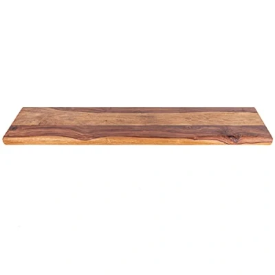 Abbildung von Riess Ambiente Massives Wandregal Mammut 115cm Sheesham Regalbrett mit Baumkante Regal aus Massivholz Holzregal