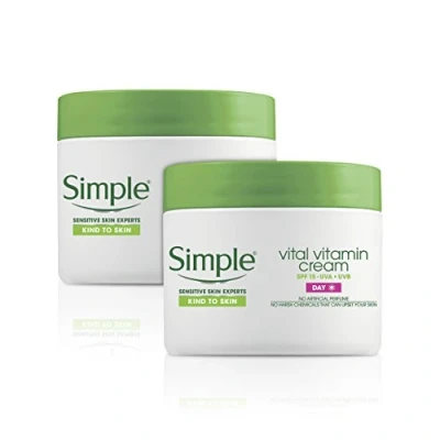 Abbildung von Simple Kind to Skin Vital Vitamin Day Cream 50ml Pack of 2