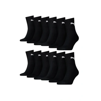 Abbildung von Puma 12 PACK Sportsocken 200 black, Größe: 47 49, black
