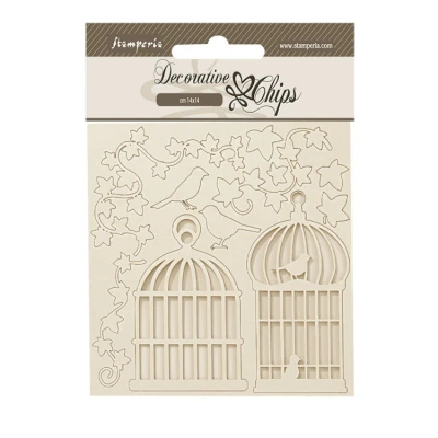 Abbildung von Stamperia SCB234 Decorative Chips, Brown, One Size