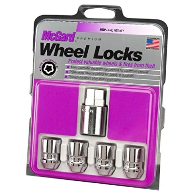 Abbildung von McGard 24157 Chrom kugelbundschrauben Locks (M12 x 1,5 Gewinde Größe) Set von 4