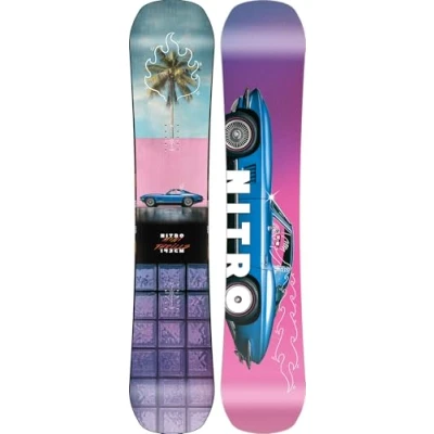 Abbildung von Nitro Snowboards Mini Thrills, Jugend Freestyle Snowboard, Twin Parkboard