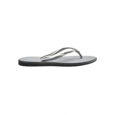 Abbildung von Havaianas SLIM Point Zehentrenner, Damen, Größe: 37 38, Steel grey Schuhe