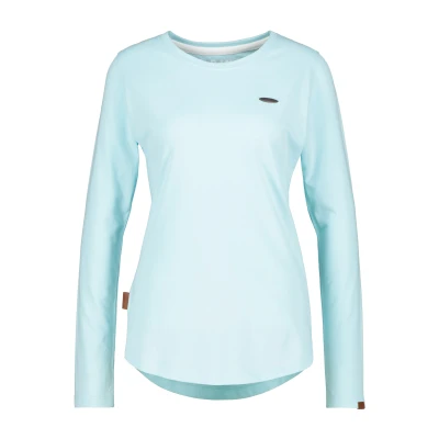 Abbildung von alife &amp; kickin Leaak A Longsleeve Langarmshirt, Damen, Größe: XS, Ice melange