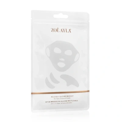 Abbildung von ZOË AYLA Reusable Silicone MASK SET Gesichtspflegeset, Damen, Größe: One Size, Clear