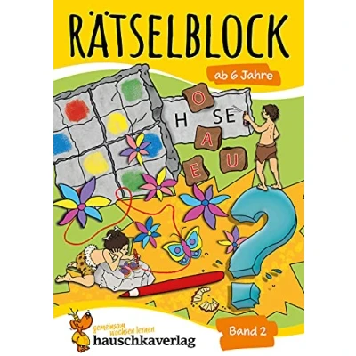 Abbildung von Rätselblock Band 2 ab 6J A5 Block Hauschka Verlag
