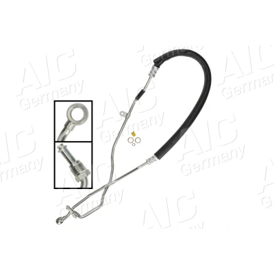 Abbildung von AIC 58513 Hydraulikschlauch, Lenkung von Hydraulikpumpe nach Lenkgetriebe VOLKSWAGEN: Golf 4 Cabrio, 3 Cabrio