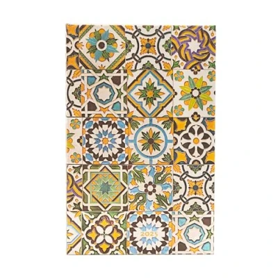 Abbildung von Paperblanks 12 Monatskalender 2025 Porto Maxi Horizontal Elastikband Verschluss