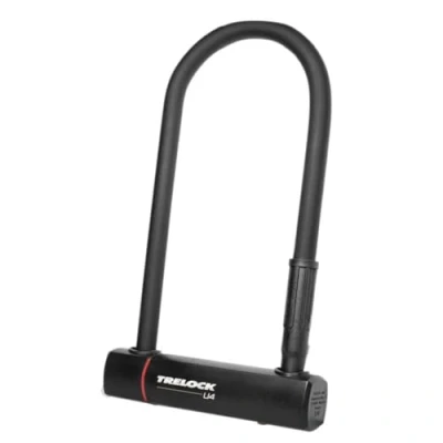 Abbildung von Trelock Steckschloss Bügelschloss mit Halter ZB 401 U4, 102 230mm, Ø14mm