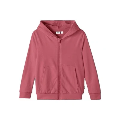 Abbildung von Name it Nkfna CARD HOOD UNB NOOS Sweatjacke für Kinder, Größe: 116, Rose wine