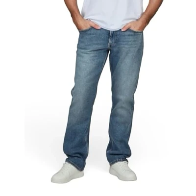 Abbildung von CROSS JEANS® Straight Jeans Herren Jeanshose Dylan Regular Fit Denim Hose mit Stretch