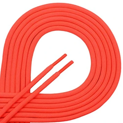 Abbildung von Di Ficchiano Schnürsenkel rund, Rundsenkel für Business und Lederschuhe, reißfester Allroundsenkel, ø 3mm Farbe neonpink Länge 110cm
