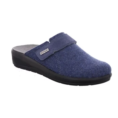 Abbildung von Rohde CATANIA Pantoffel, Clog, Hausschuh, Schlappen mit Klettriemchen