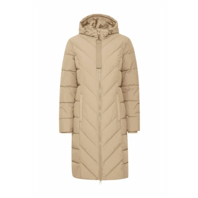 Abbildung von Fransa Wintermantel, Damen, Größe: Large, Silver mink