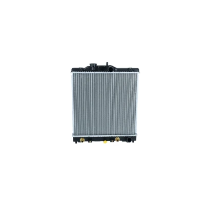 Abbildung von NRF 536355 Kühler, Motorkühlung Aluminium 352 348 26 Kühlrippen gelötet HONDA: CRX 2, Civic 6 Hatchback, V Hatchback