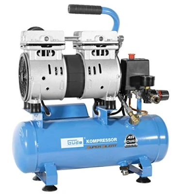 Abbildung von Güde Kompressor Flüsterkompressor Airpower 105/8/6 leise SILENT ölfrei, max. 8 bar, 6 l, Vormontiert