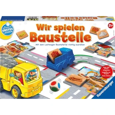 Abbildung von Ravensburger Spiel, Wir spielen Baustelle, Made in Europe, FSC® schützt Wald weltweit