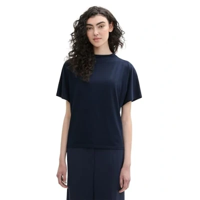 Abbildung von TOM Tailor Denim Tshirt basic, Damen, Größe: Large, Sky captain blue