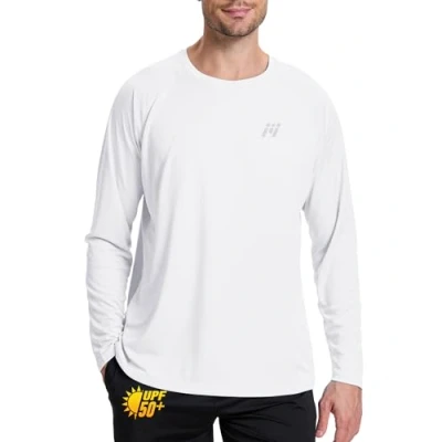 Abbildung von MEETWEE Herren Rash Guard Vest Männer Langarm UV Schutz T Shirt Tops Base Layer UPF 50+ Schnelltrocknend für Schwimmen Wasse