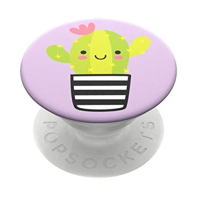 Abbildung von Fingerhalter Handy PopSockets PopGrip Cactus Pal Bunt Kunststoff