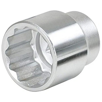 Abbildung von KS TOOLS 917.1376 Steckschlüsseleinsatz DIN 3120, ISO 1174, 3124, 2725 1 5/8&quot; Chrom Vanadium Stahl Zwölfkant gerändelt