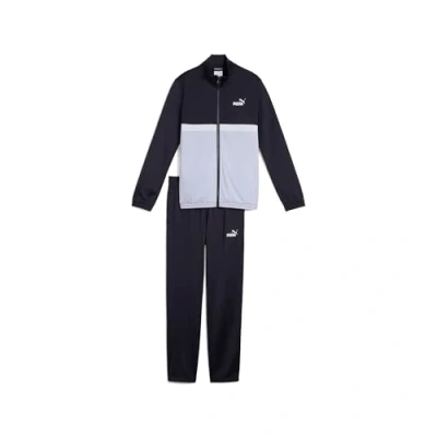 Abbildung von PUMA Jungen Poly Colorblock Suit B Gestrickte Anzüge, New Navy, 176 EU