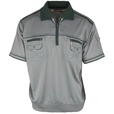 Abbildung von SOUNON Polohemd Poloshirt für Herren Grau, Groesse: M