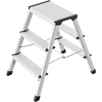 Abbildung von Hailo Trittleiter &quot;D60 StandardLine&quot;, Aluminium