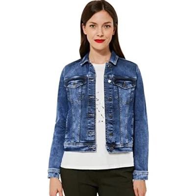 Abbildung von Street One Jeansjacke, Damen, Größe: 34, Blau