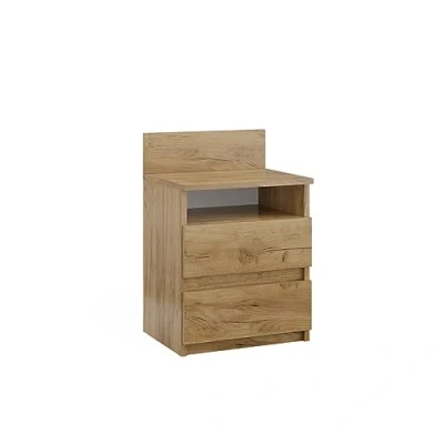 Abbildung von Vicco Nachttisch Monty, Goldkraft Eiche, 39.6 x 59.1 cm