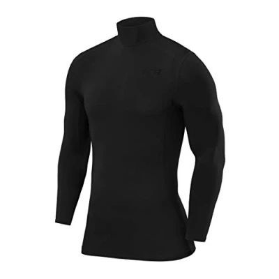 Abbildung von TCA Langarmshirt Jungen Kompressions Thermoshirt, Langarm, Schwarz, 128 (6 8 Jahre) (1 tlg)