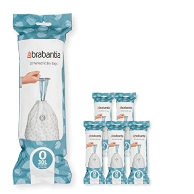 Abbildung von Brabantia Müllbeutel Code O 30 Liter (120 Stück)