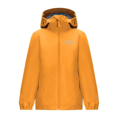 Abbildung von Jack Wolfskin Flaze Regenjacke / wasserabweisende Jacke für Kinder, Größe: 104, Orange