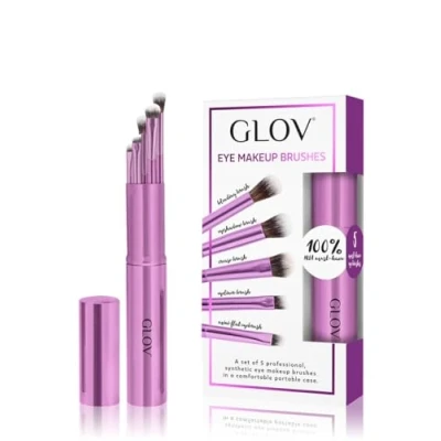 Abbildung von Pinselset Augen Make up 5 Stück Lidschatten Pinsel, Eyeliner Mini Flache Mischpinsel Für Perfektes up, Weiche Synthetische Borsten, Professionelles Schminkpinsel Set