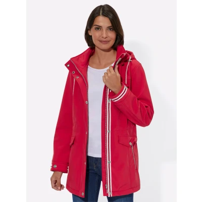 Abbildung von Casual Looks Softshelljacke, mit Kapuze