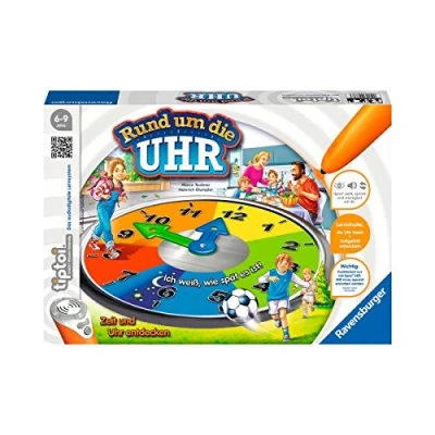 Abbildung von Ravensburger tiptoi Lernspiel Rund um die Uhr 00736