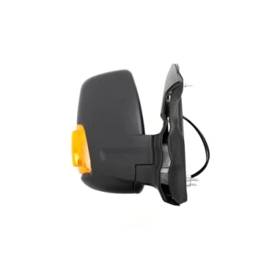 Abbildung von Außenspiegel Prasco FD9137105 rechts schwarz orange elektrisch beheizbar, kurzer Spiegelarm, konvex FORD: Transit Mk7 Kastenwagen