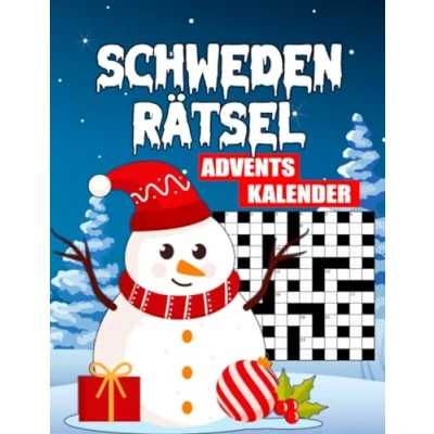 Abbildung von Schwedenrätsel Adventskalender: Mit Kreuzwort Rätseln durch den Advent I liebevoll gestaltetes Innenleben Inkl. Anleitungen und Lösungen Extra Groß