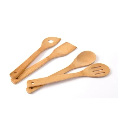 Abbildung von GRÄWE Vorlegebesteck Kochlöffel Set aus Bambus, 4 teilig