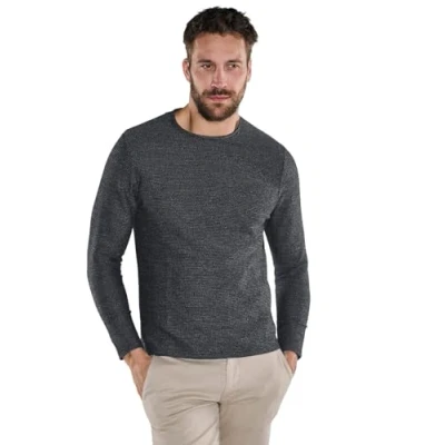 Abbildung von Emilio Adani Langarmshirt, Herren, Größe: Medium, Schwarz