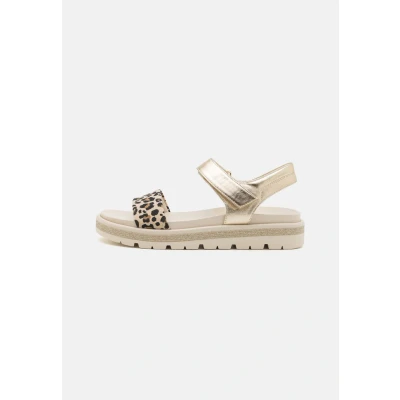 Abbildung von Marco Tozzi Plateausandalette, Damen, Größe: 38, Beige Schuhe