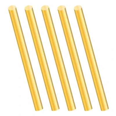 Abbildung von 6mm Messingstab,iMeistek 150mm Länge Messing massiv Rundstab für Drehbank Bar Stock,DIY Crafts (5PCS)
